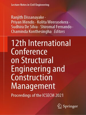 cover image of 12th International Conference on Structural Engineering and Construction Management